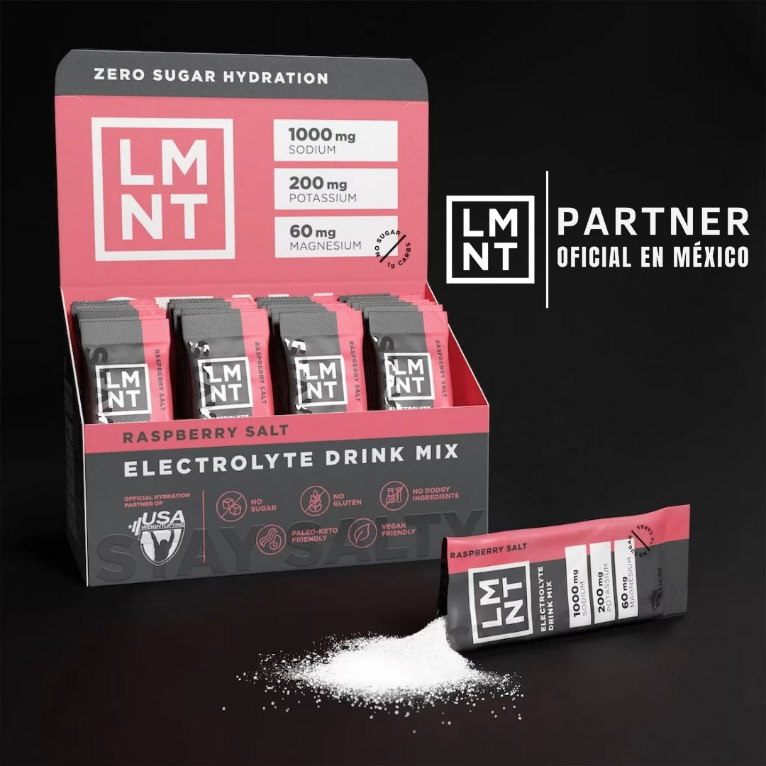 LMNT ELECTROLITOS | FRAMBUESA 30 STICKS