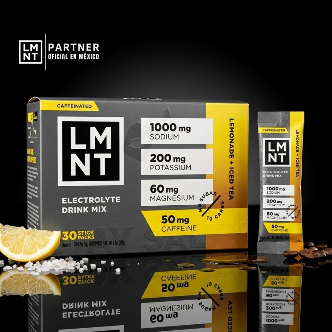 LMNT ELECTROLITOS | ICED TEA + LEMONADE 30 STICKS