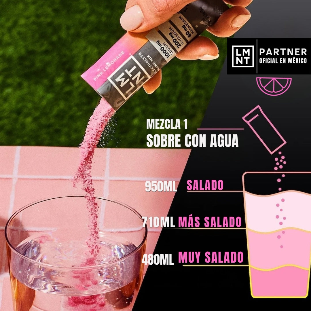 LMNT Pink Lemonade | 30 Sticks