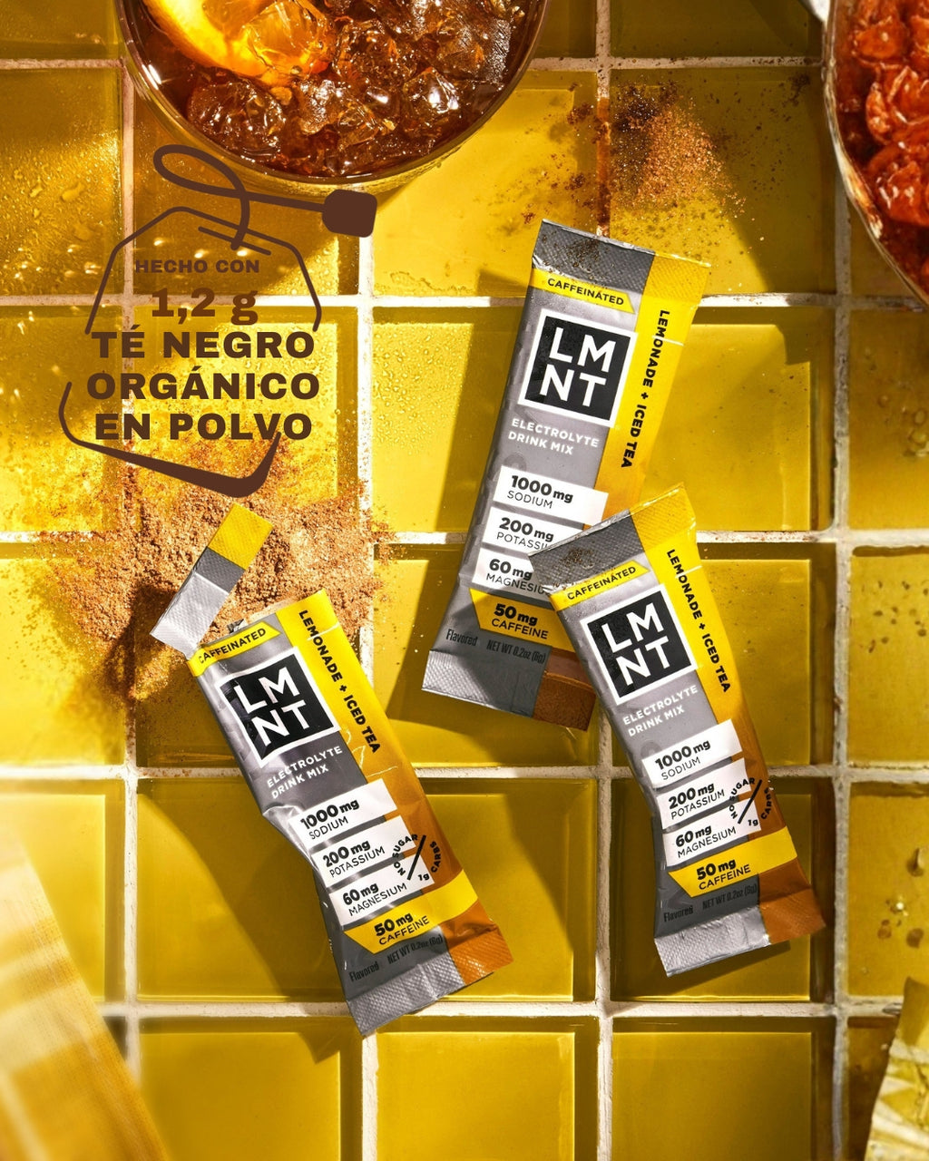 LMNT ELECTROLITOS | ICED TEA + LEMONADE 30 STICKS
