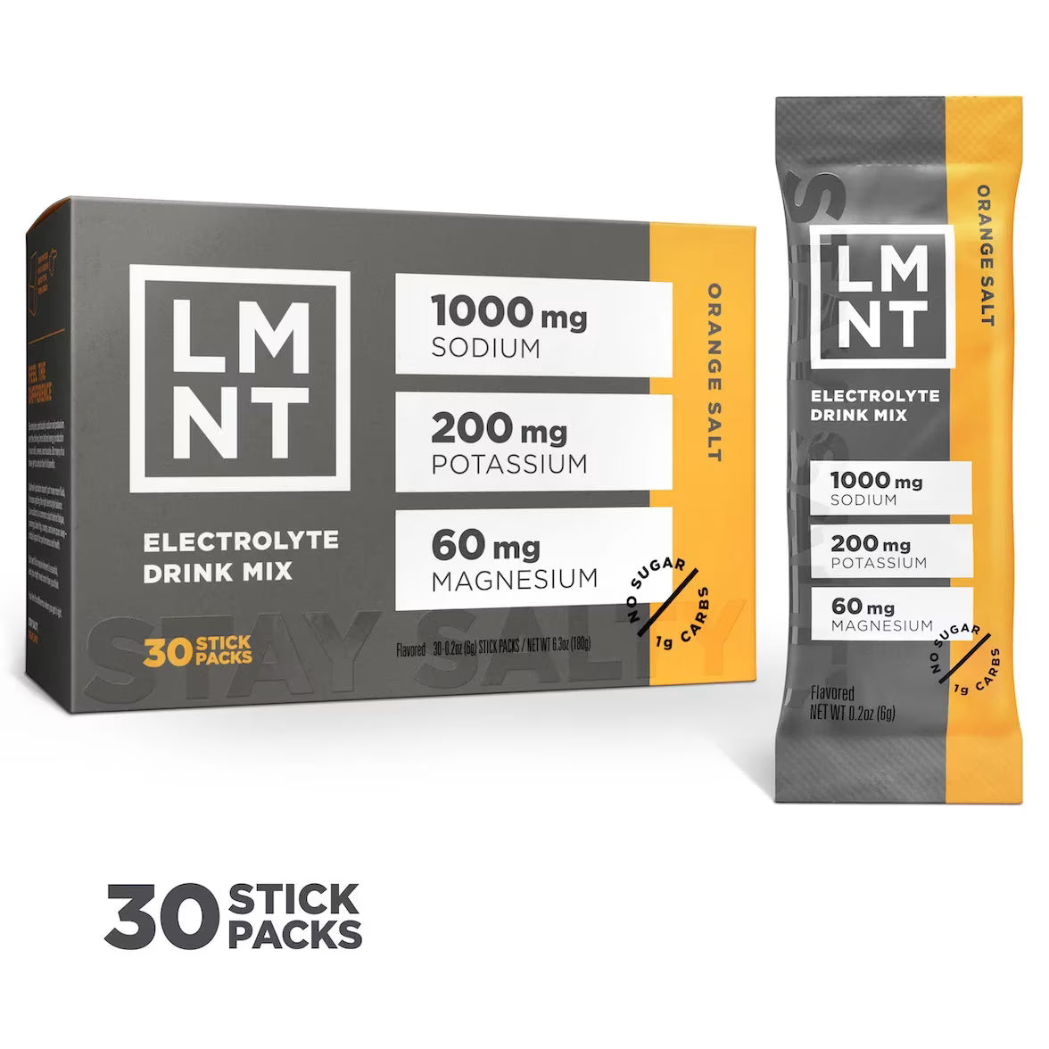 LMNT ELECTROLITOS | NARANJA 30 STICKS
