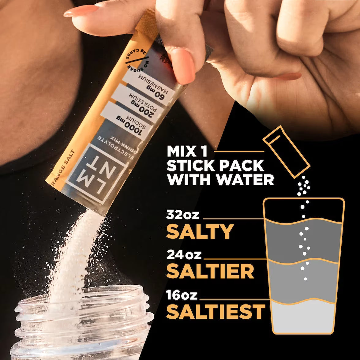 LMNT ELECTROLITOS | NARANJA 30 STICKS